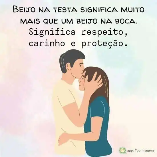 Beijo na testa